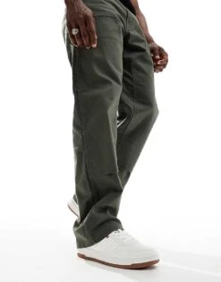 Levi's Drive Leather Trainer With Logo In White With Gum Sole For Men