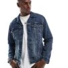 Levi's The Trucker Jacket Denim Regular Fit In Mid Wash For Men