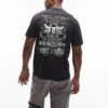Levi's Vintage Relaxed Fit Archive 2 Horse Poster Back Print T-shirt In Black For Men